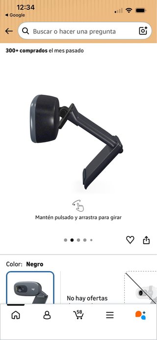 Webcam Logitech C270 HD Nera