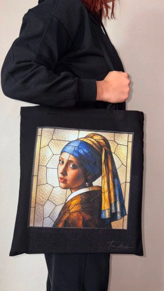 Bolsa Tote Bag La Joven de la Perla