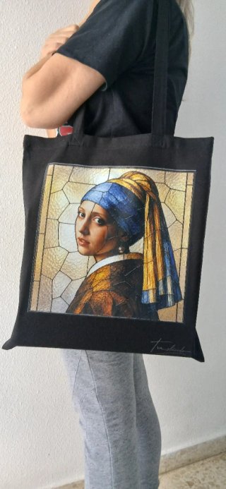 Bolsa Tote Bag La Joven de la Perla