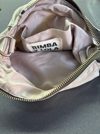 Bolso Bimba y Lola Beige y Plateado