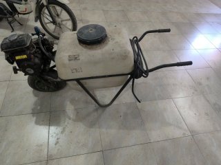 Carretilla fumigadora para huerto
