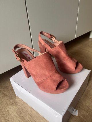 Zapatos plataforma rosa mujer talla 39