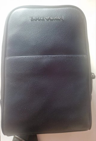 Bolso bandolera Emporio Armani azul