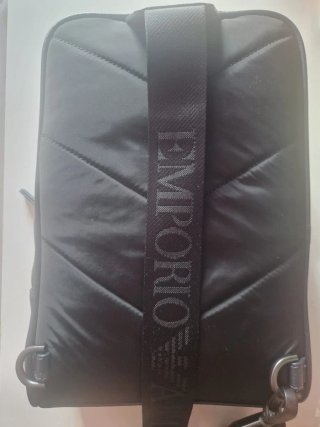 Bolso bandolera Emporio Armani azul