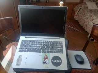Portátil Lenovo Plata y Negro