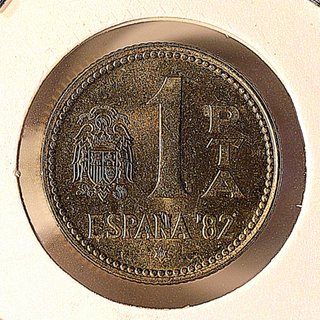 1 PTA España 1982 Moneda Antigua