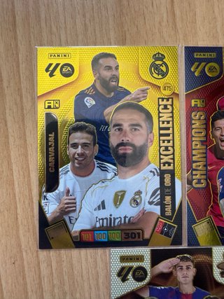Lote 3 cromos Adrenalyn Balón de Oro 2025-26