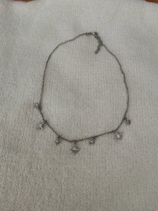 Colgante plata estrellas