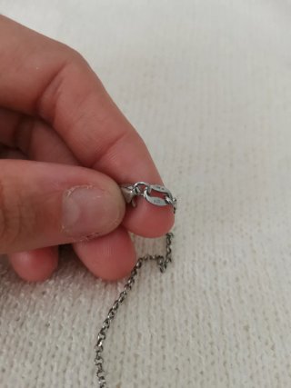 Colgante plata estrellas