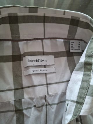 Camisa de cuadros para hombre