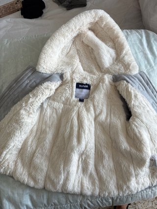 Chaquetón Kiabi niño gris
