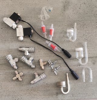 Kit CO2 per Acquario con Valvole e Accessori