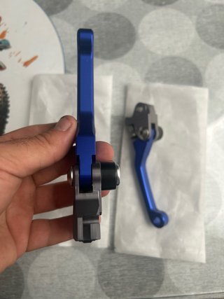 Manetas Freno y Embrague Azul Moto
