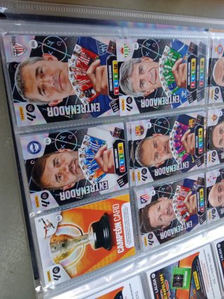 300 cromos Panini Adrenalyn XL repetidos