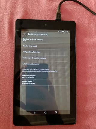 Tablet Amazon Fire 7 (7ª Gen) Negra