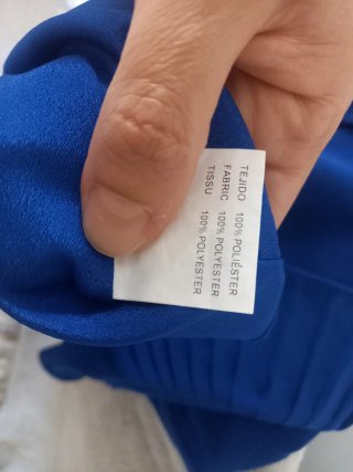 Vestido Teria Yabar Azul Klein talla XL