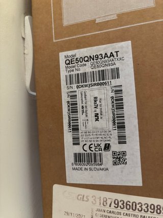 TV Samsung Neo QLED QN90A 50 NUEVO