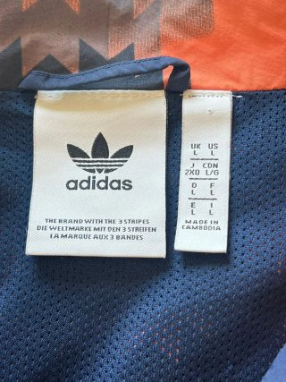 Chaqueta Adidas Azul y Naranja