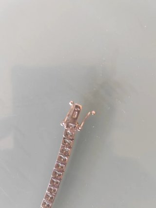 Pulsera de plata con circonitas