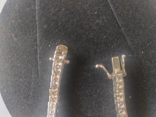 Pulsera de plata con circonitas