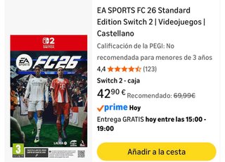 FC 26 Nintendo Switch 2. NUEVO.