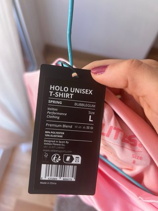 Camiseta Velites Rosa Holo