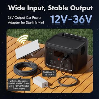 NUEVO! Adaptador Coche 36V EDUP Starlink