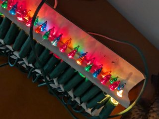 Luci di Natale Vintage Multicolore