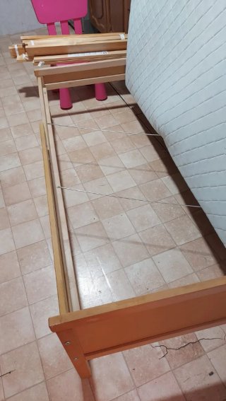 Cama infantil IKEA con barrera