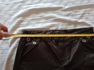 Pantalón Massimo Dutti Slim Fit Talla M Negro