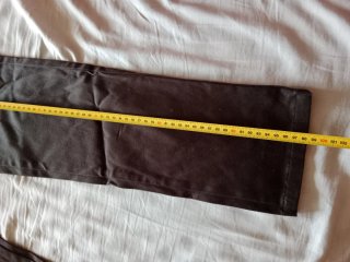 Pantalón Massimo Dutti Slim Fit Talla M Negro