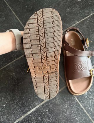 Sandalias Celine Piel Romanas Talla 35