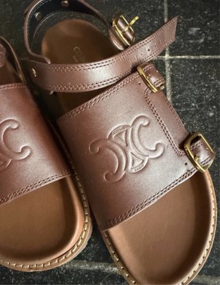 Sandalias Celine Piel Romanas Talla 35