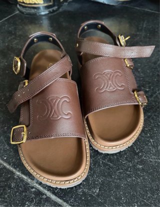 Sandalias Celine Piel Romanas Talla 35