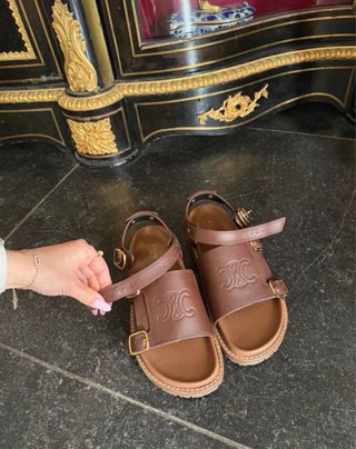 Sandalias Celine Piel Romanas Talla 35