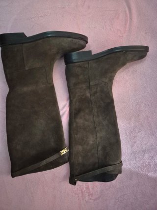 Botas altas Massimo Dutti piel