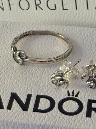 Set Pandora Disney Mickey Anillo y Pendientes