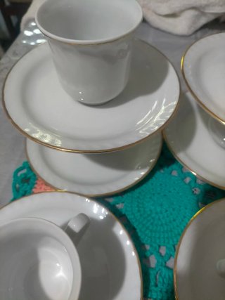 Juego de té/café Irabia porcelana vintage