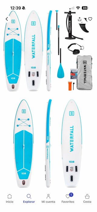 Tabla Paddle Surf Waterfall 10.6