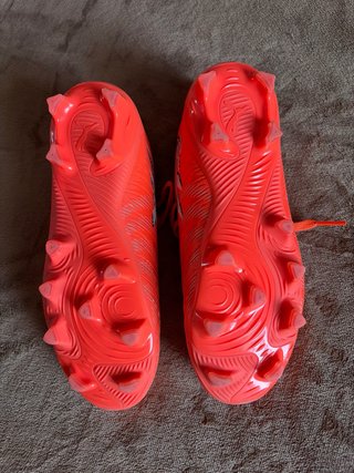 Zapatillas de fútbol para niños naranja talla 34