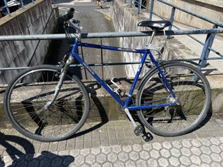 Bicicleta Decathlon Riverside Azul