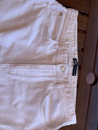 Pantalón Zara Blanco Talla 40