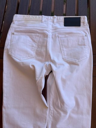 Pantalón Zara Blanco Talla 40