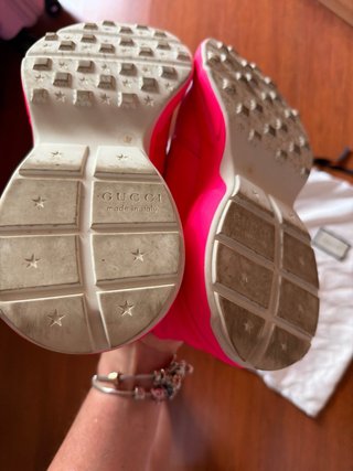 Zapatillas Gucci Rosa Neón