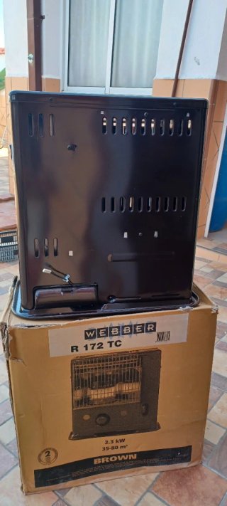 Estufa de parafina Webber R 172 TC