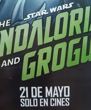 Póster Mandalorian y Grogu Película