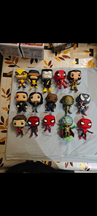 Lote Funko Pop Marvel Spider-Man X-Men