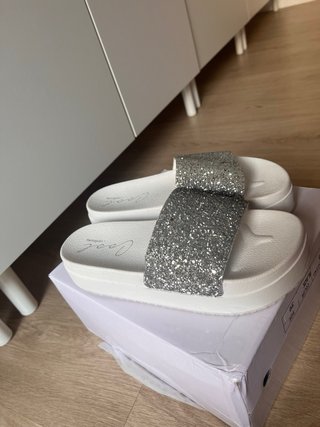 Ciabatte brillanti da donna taglia 39