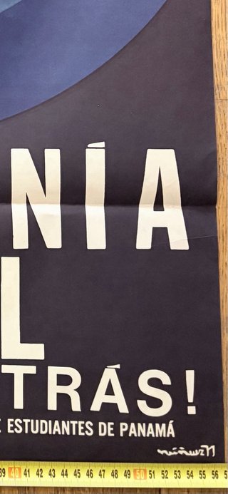 Poster Cartel político antiguo Soberanía Total