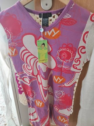 Camiseta Custo Manga Larga Talla L